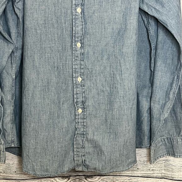 Ralph Lauren Men's Shirt Size XL Button Up Pale Blue Long Sleeves Collared - Picture 4 of 11